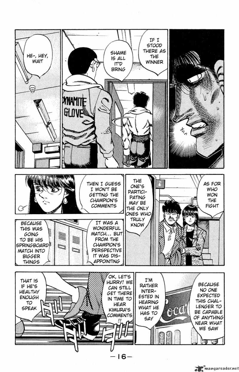 Hajime no Ippo: Fighting Spirit, Chapter 288 image 15